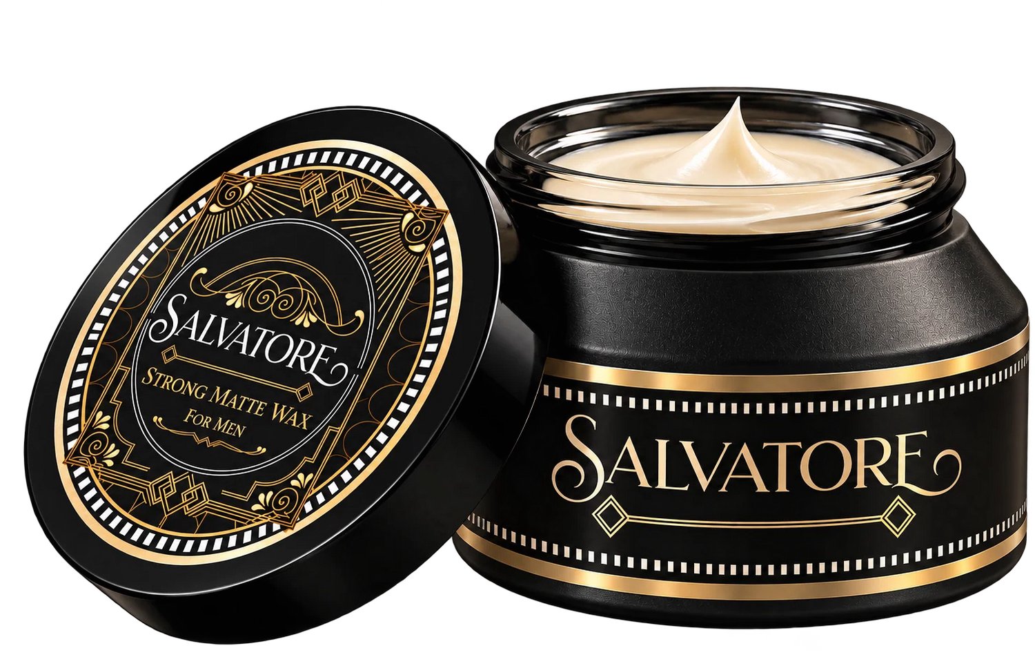 Bol.com Salvatore Strong Matte Wax – Haarwax voor Mannen – Sterke Hold & Matte Finish – Voor Fijn of Steil Haar dat Snel Inzakt ... aanbieding