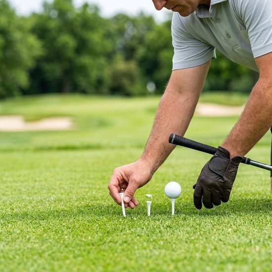 Witte houten golf tees 100 stuks – golf tees 3-1/8 inch – gladde afwerking – duurzame houten tee – traditionele golf tee – accessoires voor golf – geschikt voor training en golfspel — afbeelding 5