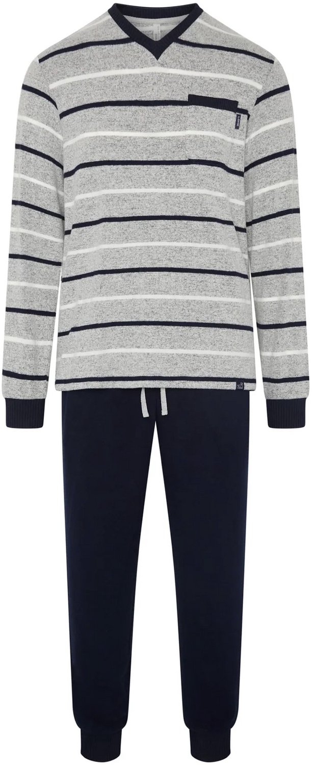 Lohe 2 delige heren pyjama set maat L marine