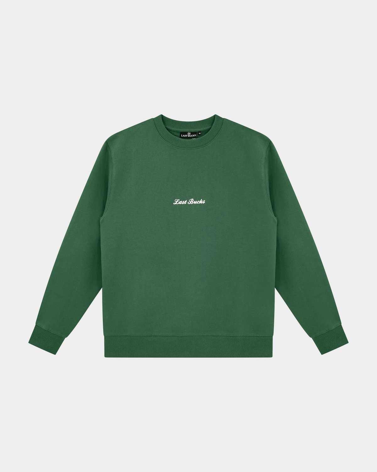 Last Bucks - Signature Sweater - Heren Sweater - Donkergroen - Maat L - Regular Fit