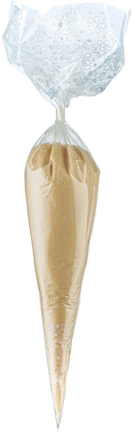 Claudius Scrubzout Amandel - 300 gram in puntzak wit - set van 6 stuks - Hydraterende Lichaamsscrub - Body Scrub