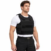Veiligheidsvest anti-steek - Tegen scherpe voorwerpen - Pantser - Verdediging - One size - Mangaanstaal
