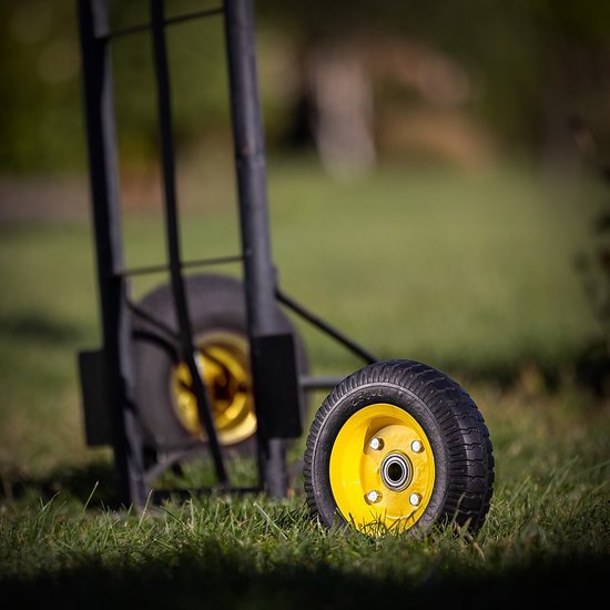 KADAX steekwagenwiel 200 x 55 mm, 1 stuk, lekbestendig vervangingswiel 2.50-4 voor steekwagens, transportkarren en tuintrolleys, kruiwagenwiel met 17 mm asboring van Merkloos	 — afbeelding 5