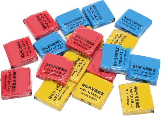 18PCS Vormbare Geknede Gum Veelzijdig Ontwerp Sterke Hechting voor Artiesten en Kantoorgebruik PVC — afbeelding 5