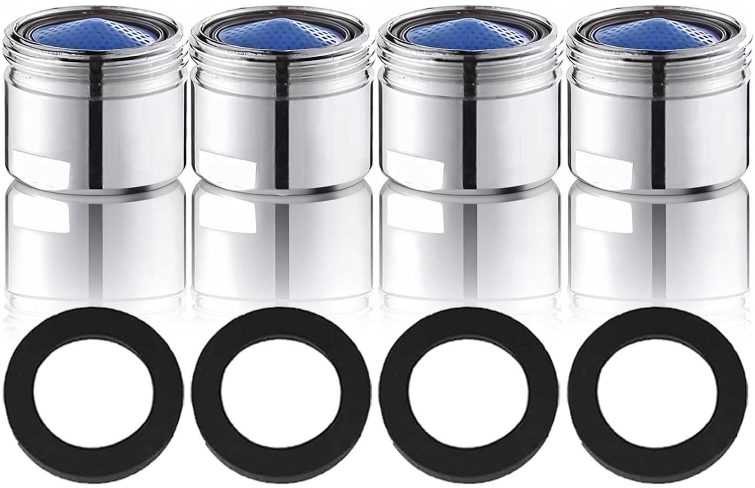 Set van 4 Koper Perlatoren voor Kranen