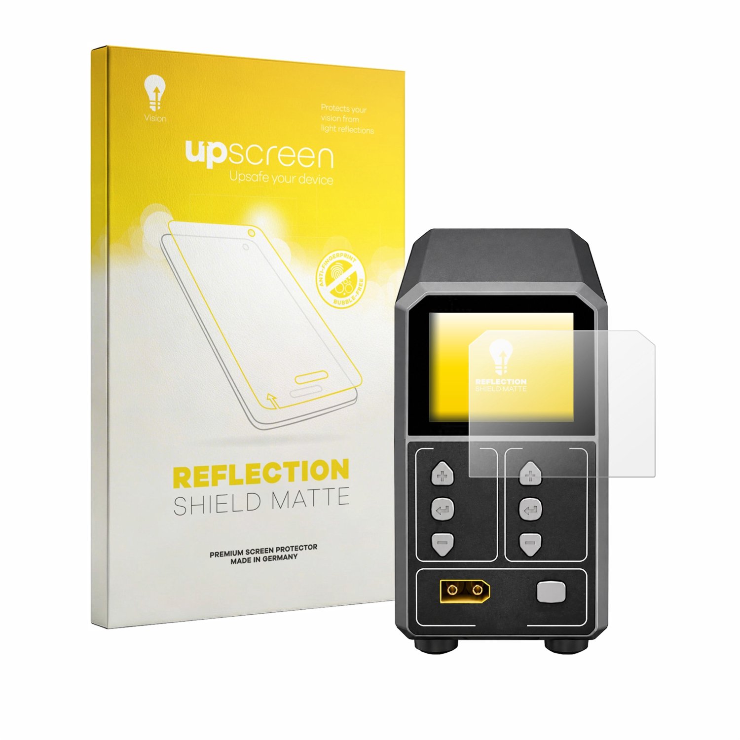 upscreen - Screenprotector voor SkyRc eFuel PSU2000 - Folie Beschermfolie anti glare matte