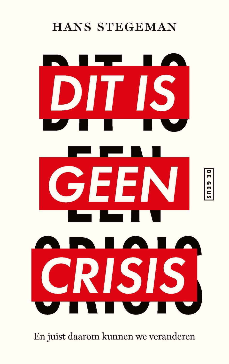 Omslag van Dit is geen crisis