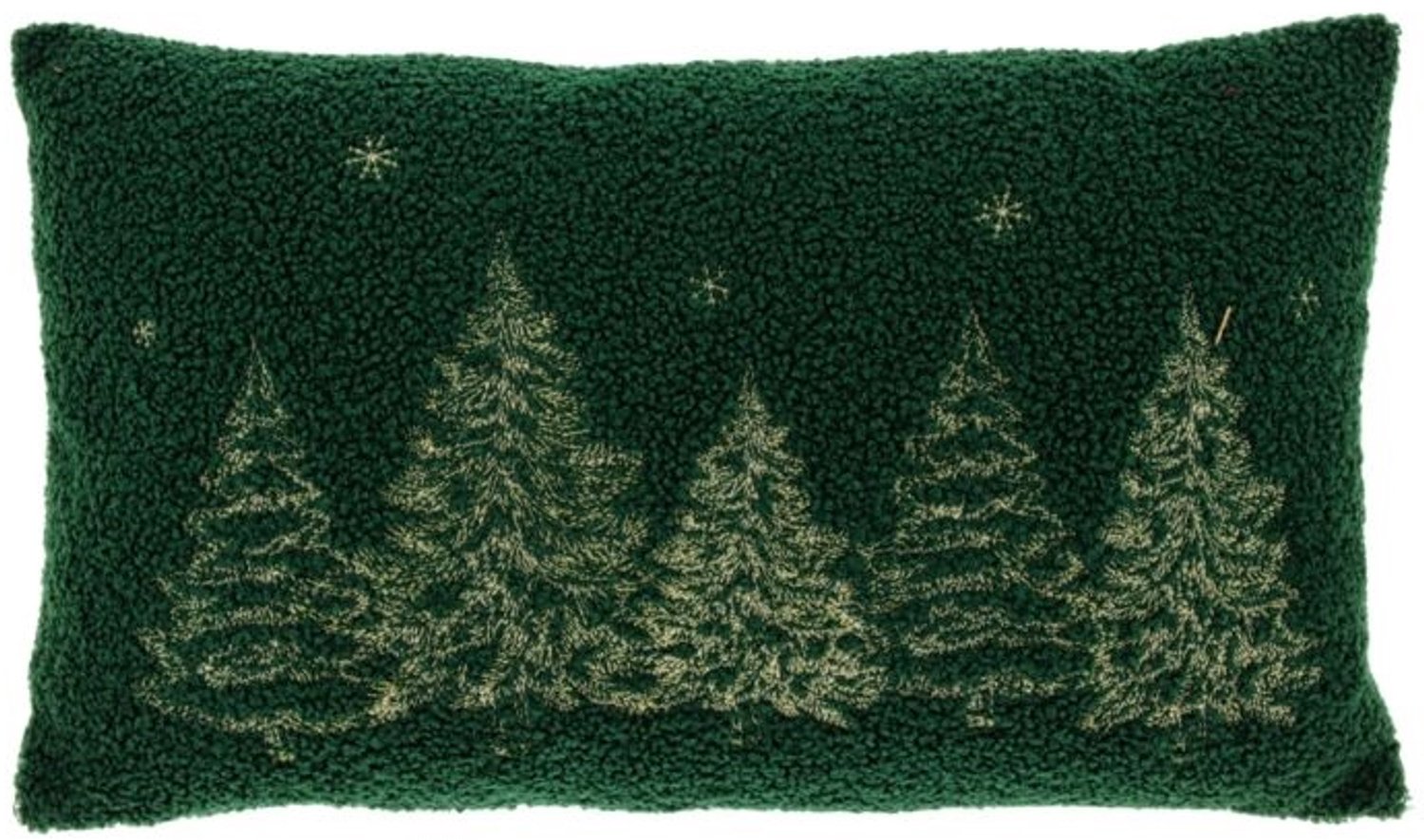 Unique Living Sierkussen Ziara - dark green - 30x50cm Groen