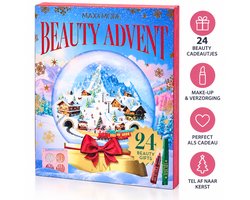 MAX & MORE Beauty Adventskalender – 24 Beauty Cadeaus – Make-up & Verzorging – Kerst Adventskalender