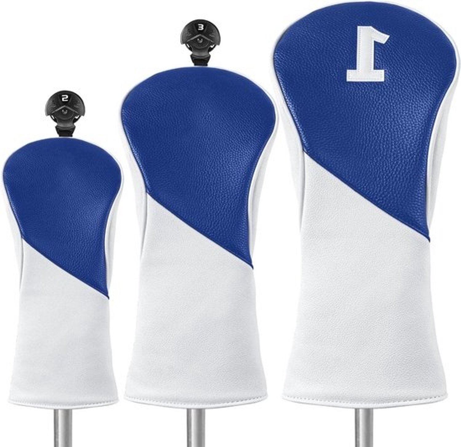 Golfclub Hoesjes - Hoofdbeschermers voor Golf - Bescherming van Clubs - Verwisselbare Nummers - 3 Stuks - Azuer