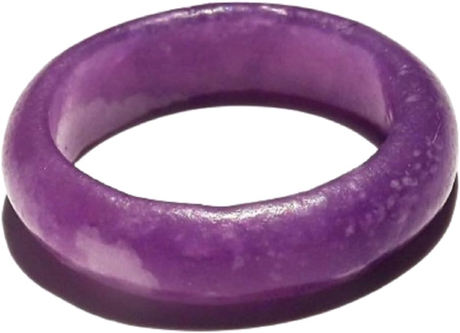 Ring van natuurlijk helende kristal en agaat, meditatieaccessoire voor mannen of vrouwen