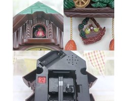 Koekoeksklok, moderne koekoeksklok met slinger, wandklok, modern voor FOREST klok, wandgemonteerde wekker voor thuis kunst decor