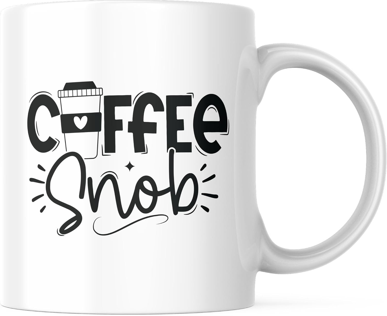 Mok met tekst: Coffee Snob