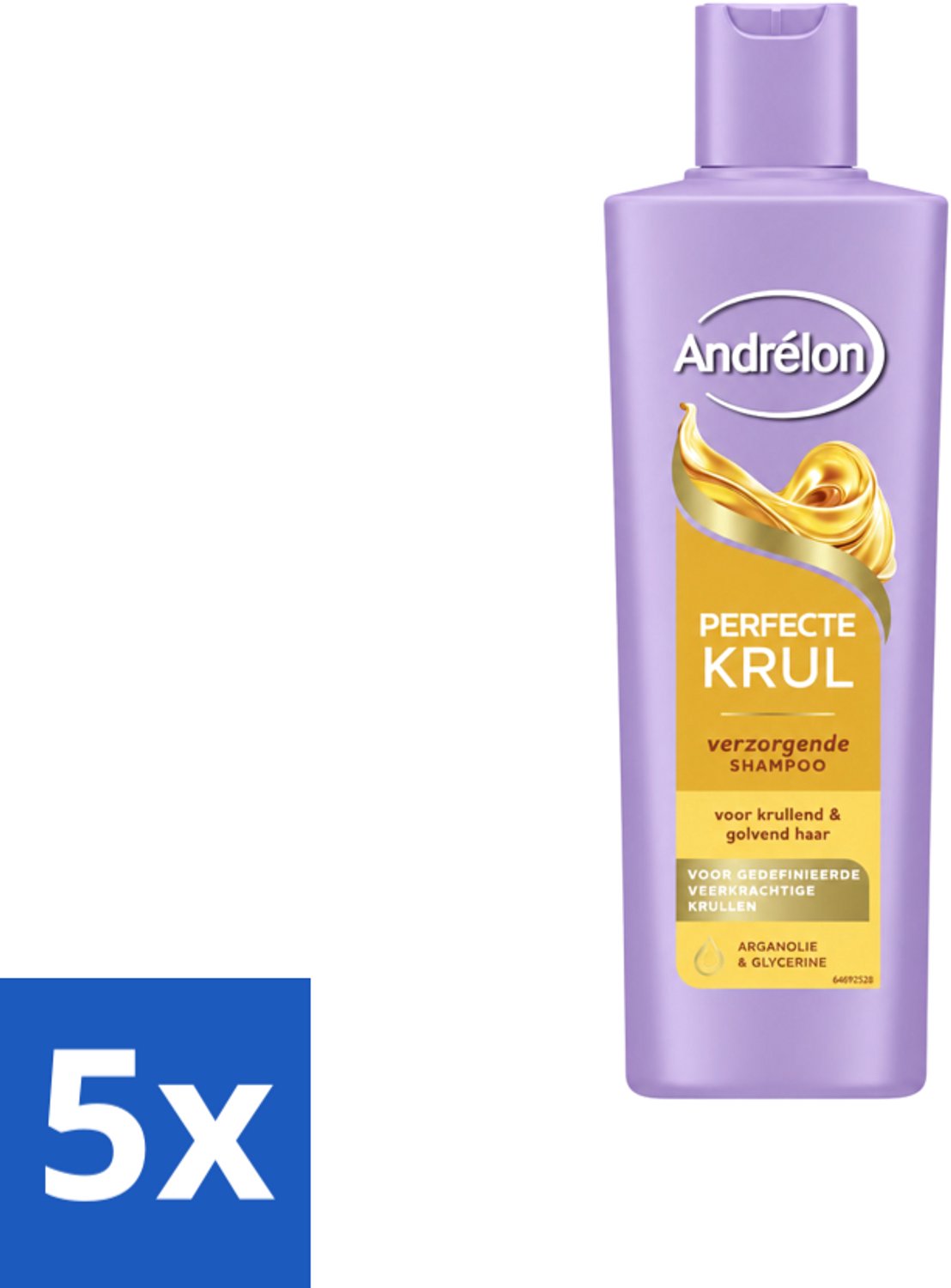 5 x Andrélon – Shampoo – Perfecte Krul – 250 ml - Voordeelverpakking - 5 stuks