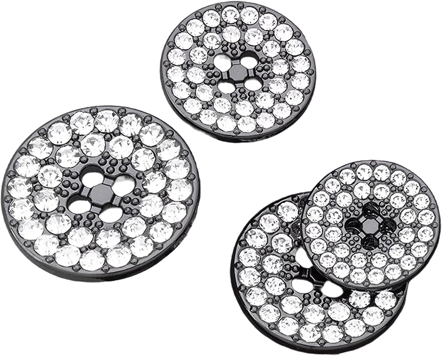 Knopen Aannaaien met Strass voor Cardigan Dirndl Mantel Blazer (B10B 23 mm)​​
