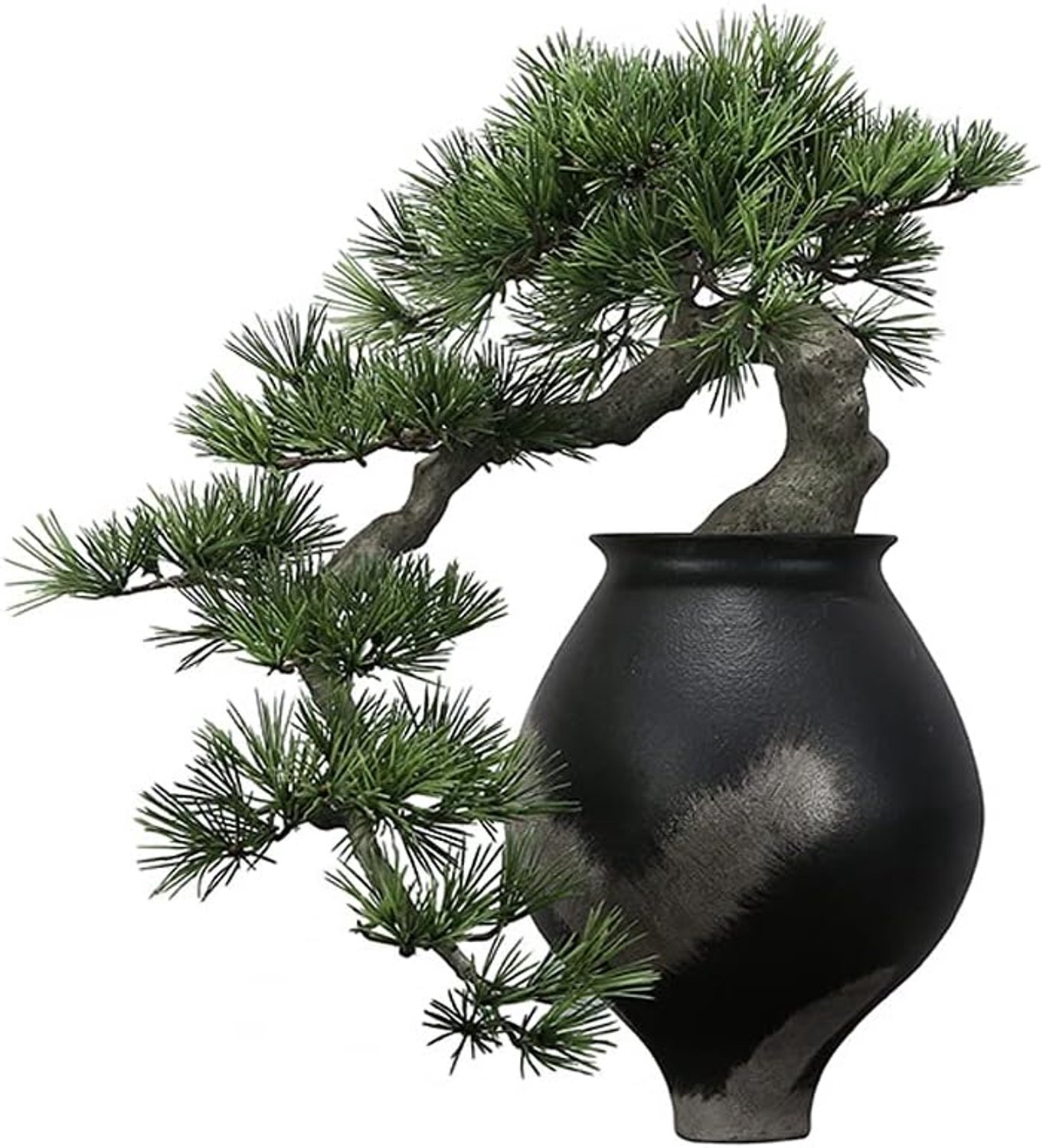 Kunstmatige Bonsai Boom Simulatie Welkomst Dennen Bonsai Boom Japanse Stijl Zwarte Dennen Lange Naalden Dennen Nep Plant Ornamenten Geschikt