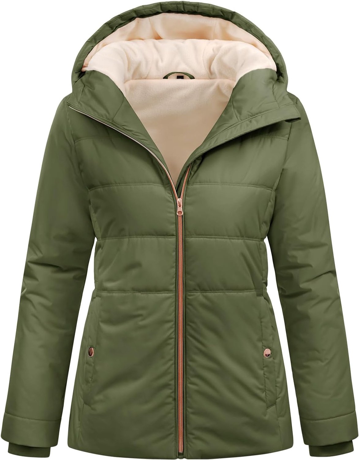 Winter overgangsjas capuchon elegante jas gevoerde jas herfst winter warme jas parka casual outwear met zakken