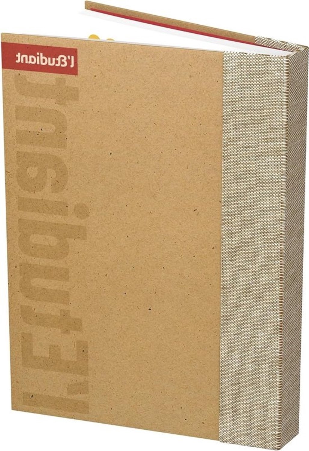 Schoolagenda dagelijks - Jaarplanner voor studie - Studie overzichtelijk plannen - Milieuvriendelijk materiaal - 15 x 20 cm - Beige