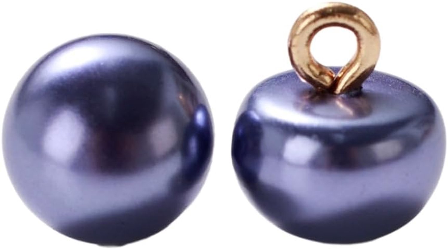 Knopen met oogje, halve bolknopen 10 mm, oogknopen, decoratieve knopen voor naaien en knutselen van decoraties, reserveknoppen voor doe-het-zelf trui, kleding, mantels, hemd