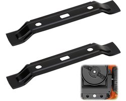 Set van 2 slijpbladen compatibel met de robot slijpmachine Voor Stihl iMOW RMI 422 422P 422PC RMI 522 Viking MI 422, Voor Stihl imow rmi 422, 20 cm, zwart