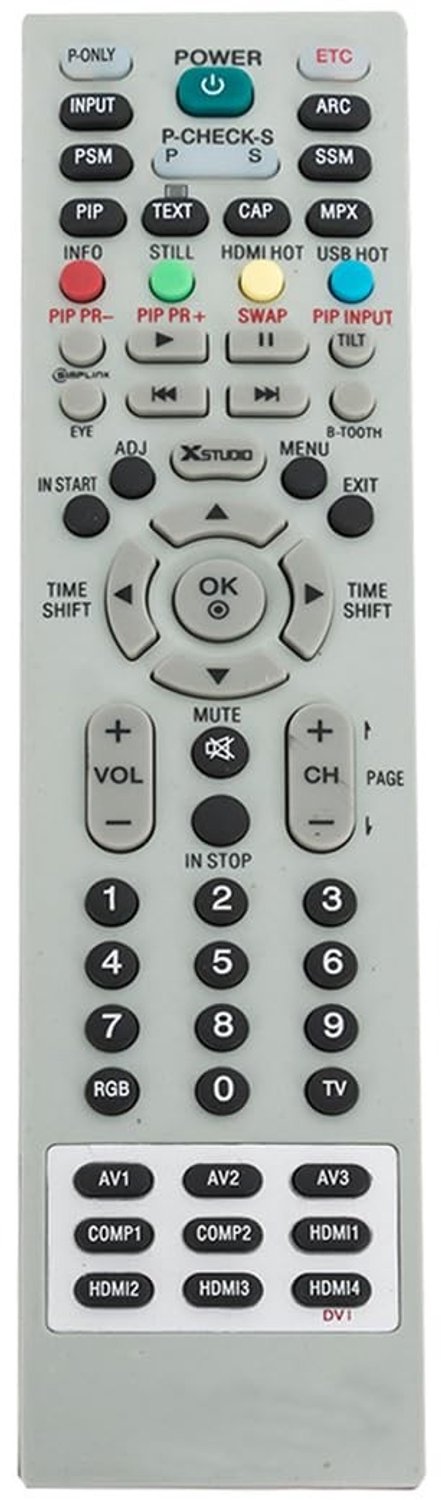 Afstandsbediening voor LG LED TV zonder programmering