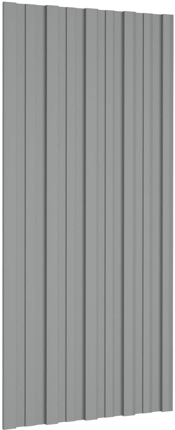 12 st. verzinkt staal 100 x 45 cm grijs