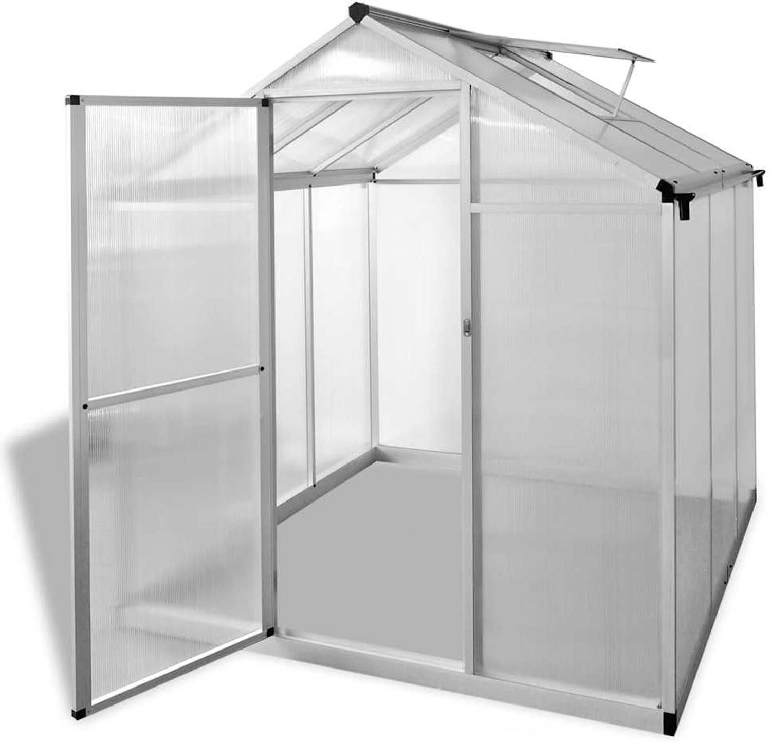 3,46 m van aluminium met polycarbonaat platen