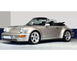Porsche 911 Turbo Look Cabriolet 1992 Zermatt Grijs - Modela