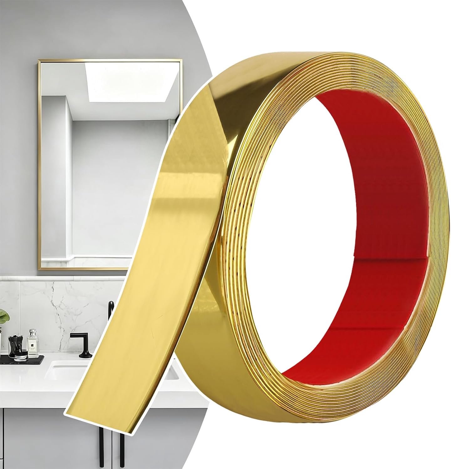 Zierlijsten 6M x 3 cm - Flexibele PVC - Zelfklevend - Eenvoudig te monteren - Vemera