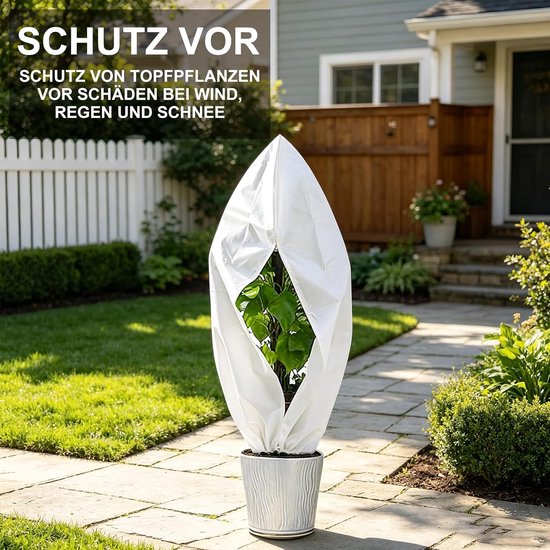 Winterbescherming voor planten, herbruikbaar, 250x360 cm — afbeelding 3