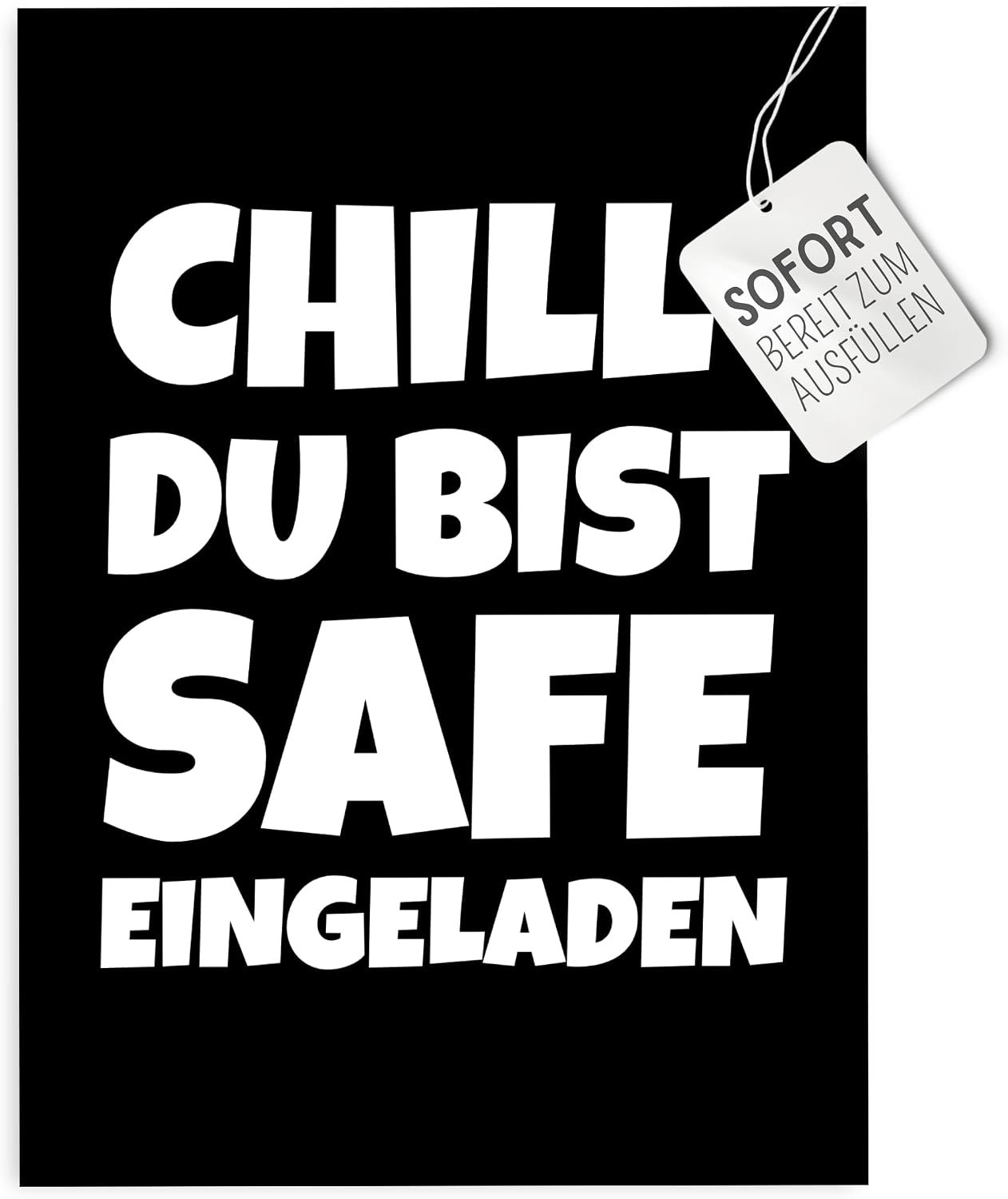 12x Uitnodigingen Kinderfeestje