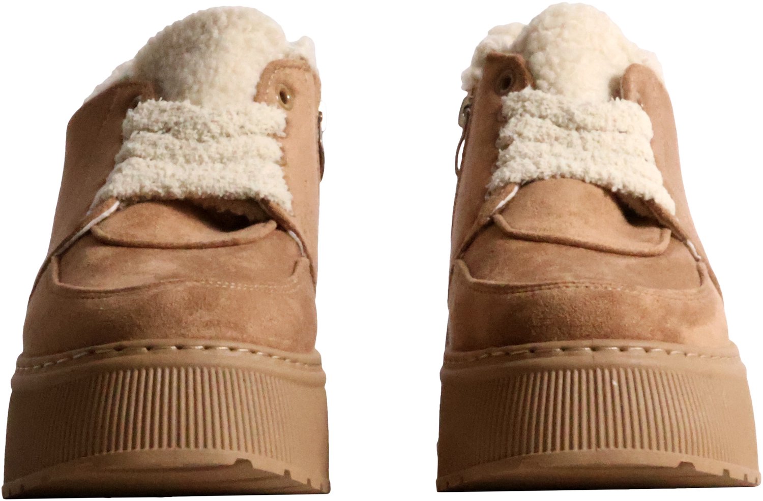 Hoge sneakers met veters
