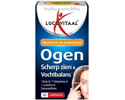 Lucovitaal Ogen, Scherp zien & Vochtbalans 30 capsules