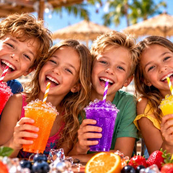 Airlux Slush Puppy Siroop - Slush Siroop - 6 Verschillende Smaken - 6x250ml - Slush Puppy - Slush Puppy Maker - Slush Puppy Siroop van Merkloos — afbeelding 3