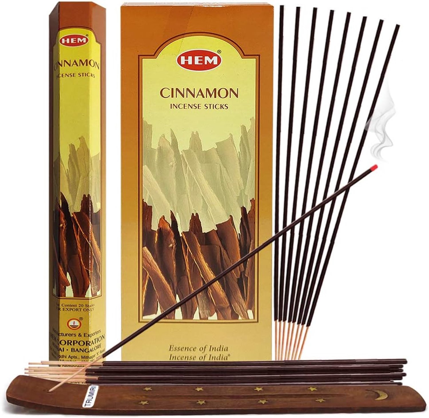 Wierook Sticks Bundel - 120 stuks - Kaneelgeur - Voor ontspanning en sfeer - m-winkel