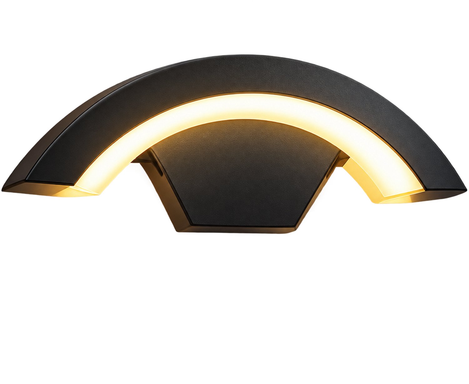 Tremeo - Moderne LED Wandlamp voor buiten - Sfeervol ontwerp - 24W - 3000K Warm Wit - Waterbestendig - Muurlamp - Buitenlamp
