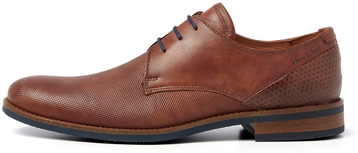 VANLIER - Heren Schoenen - Bruin - Maat 40