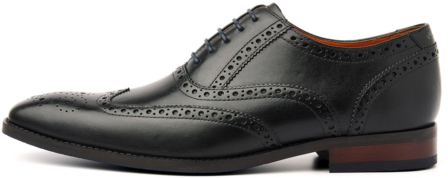 VANLIER - Heren Schoenen - Zwart - Maat 46