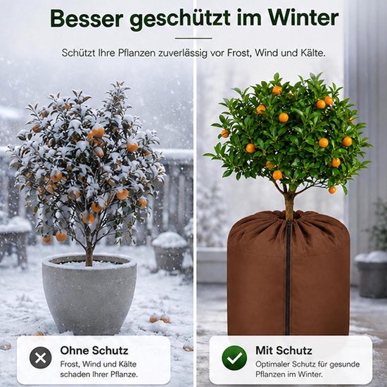 Winterbescherming voor planten, 50x45 cm — afbeelding 3
