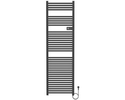 BELRAD elektrische handdoekradiator – Smart WiFi – digitale thermostaat – 1000W – 1800x540 mm – mat zwart