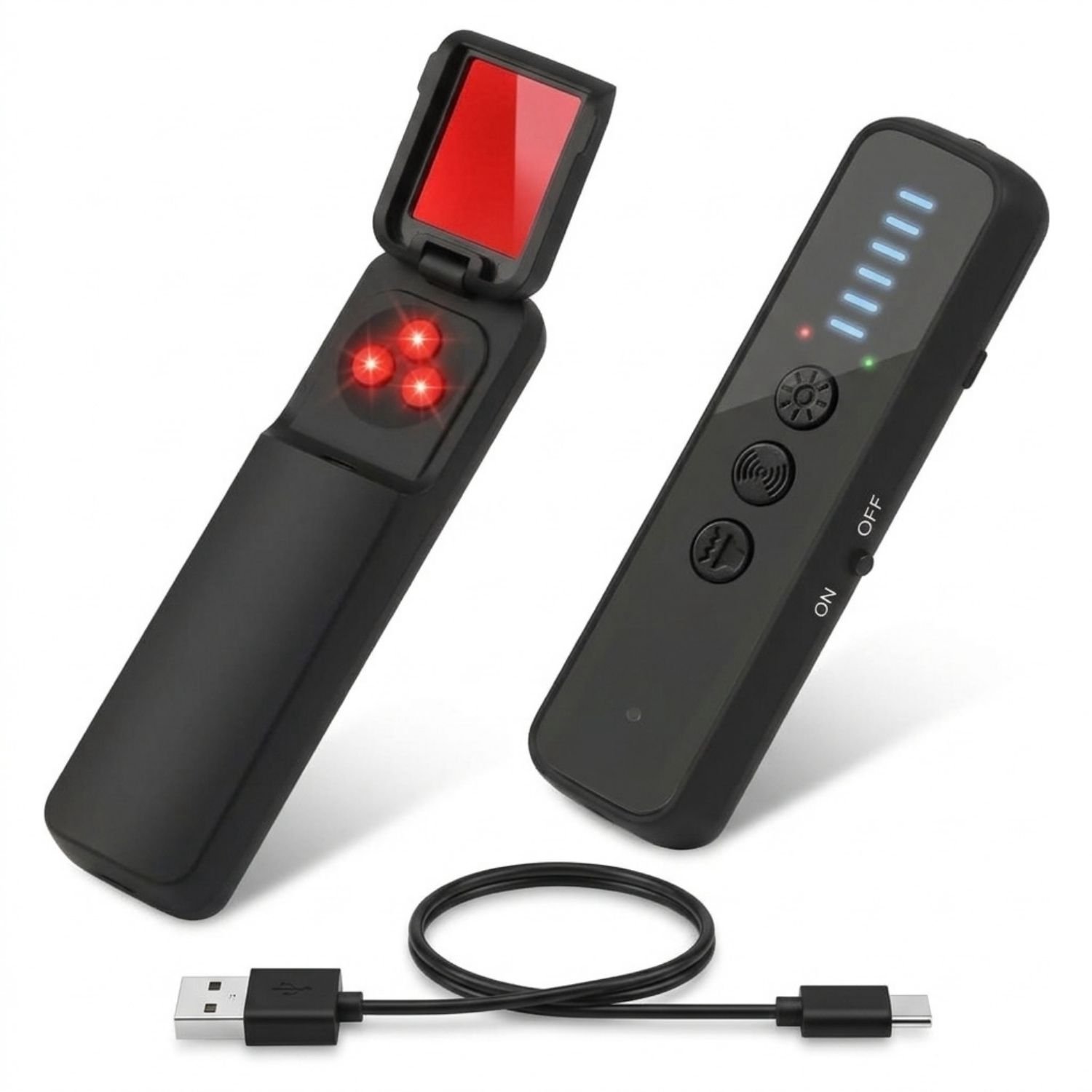 Aluisterapparatuur Op Afstand - Spionage Met Audio - Voice Recorder - Zwart