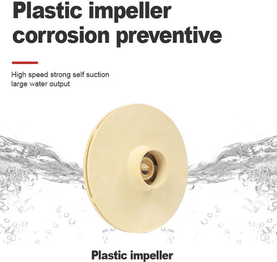 Elektrische Mariene Lenspomp, BL-2512SI 12V 1110 GPH Boot Lenswaterpompen, 1 Inch Uitlaat 4m Lift, Elektrische Water Transfer Pomp voor Dek Schoonmaken, Kamperen — afbeelding 3
