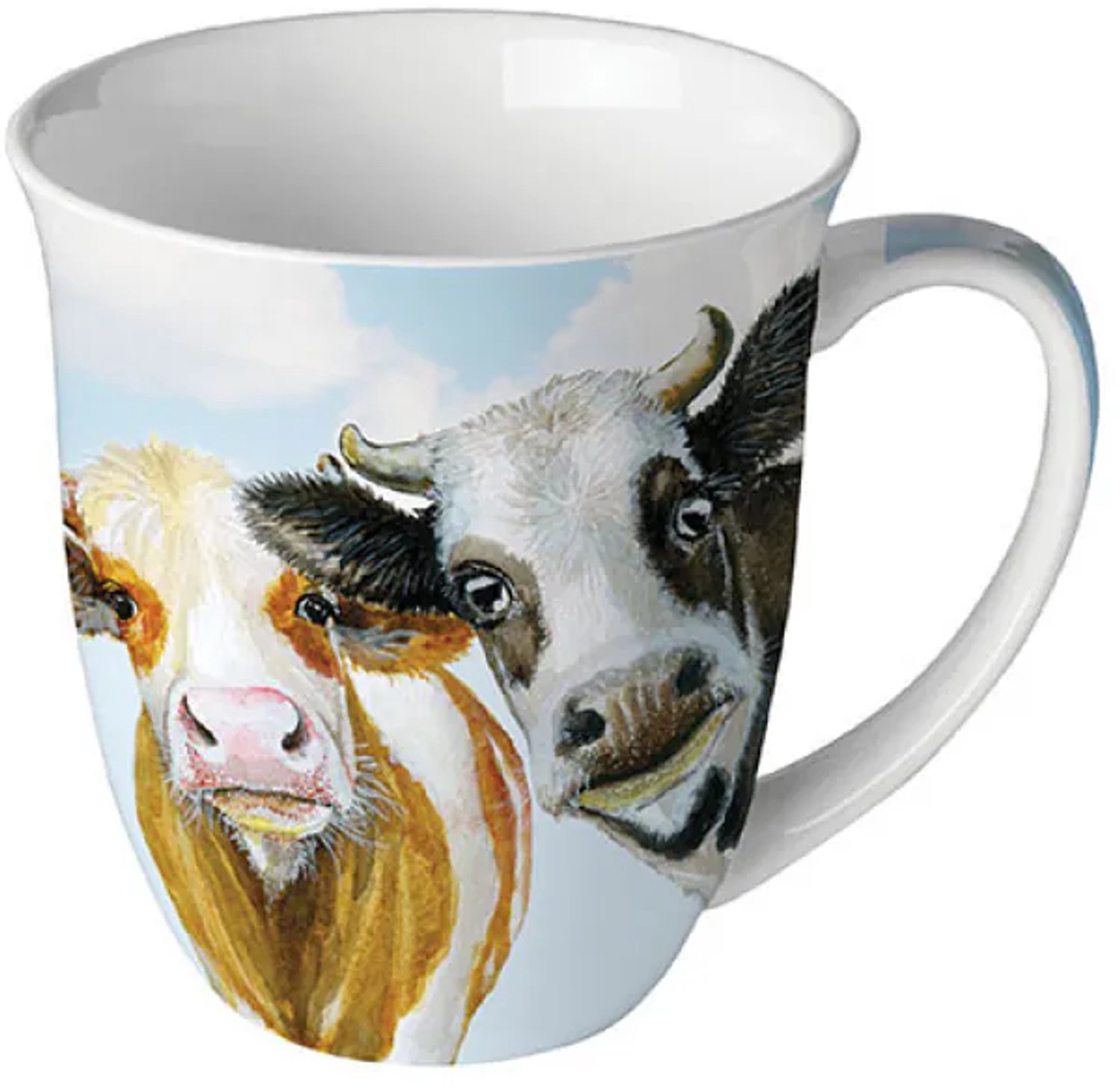 Mok - Porselein - koeien-nieuwsgierig - Typisch Hollands, souvenir-cadeau