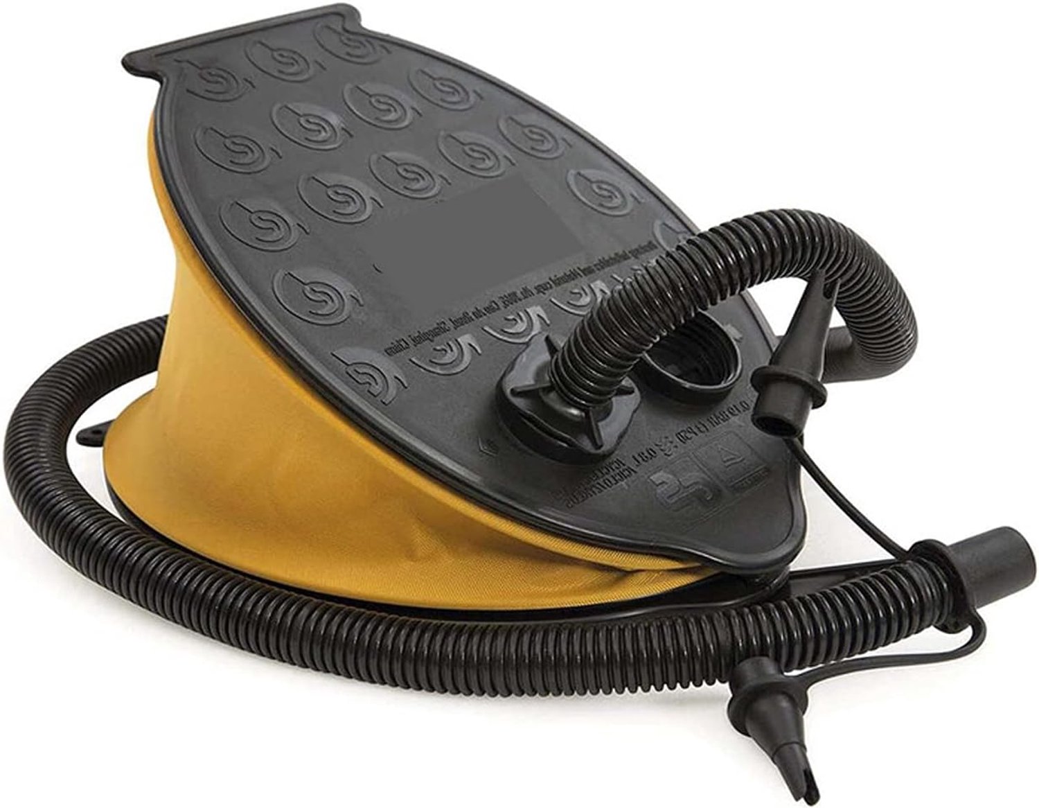 Pedaalluchtpomp 28 x 22 cm - luchtbalg - met flexibele slang - ideaal voor camping - Vemera