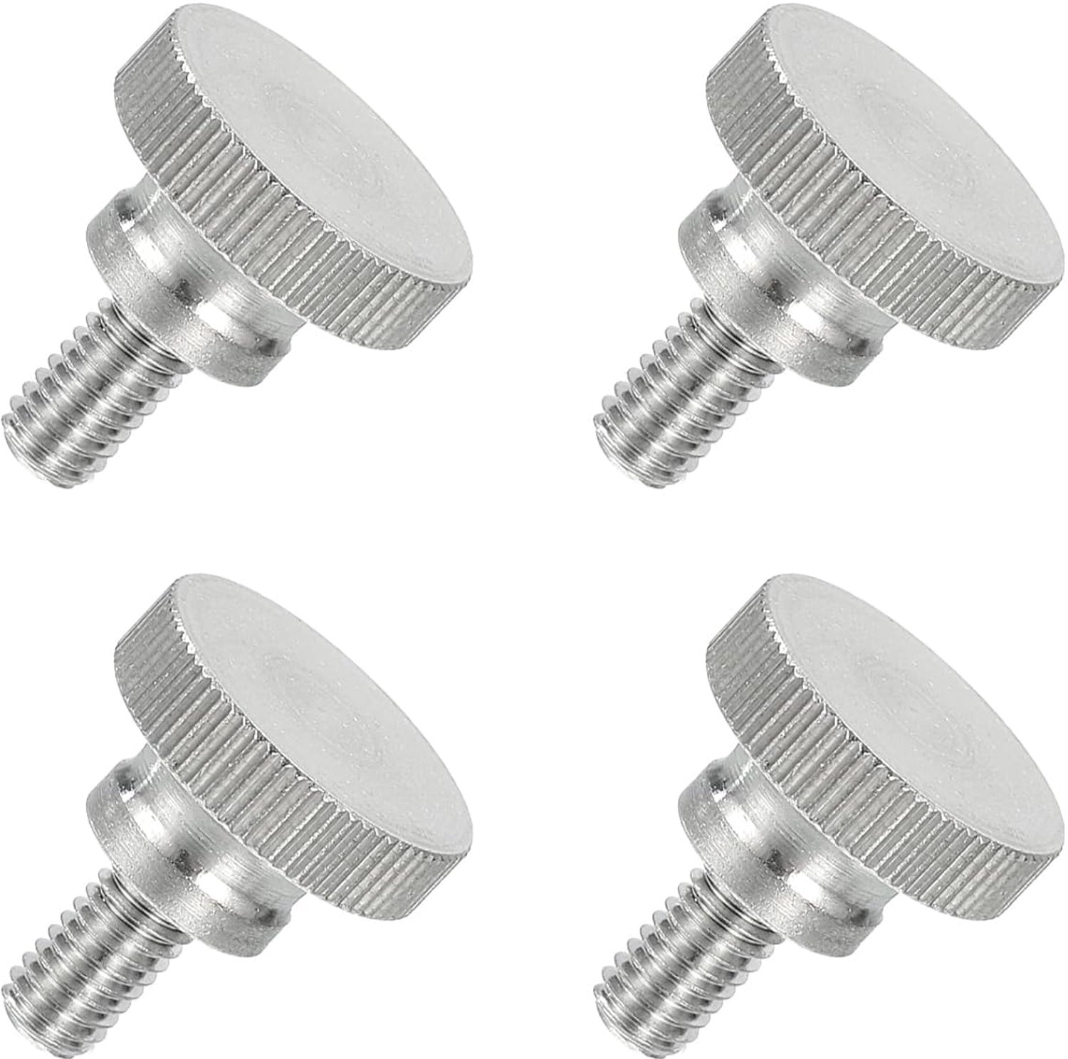 Kartelschroeven M6 x 10 mm - 304 roestvrijstaal - platte kop - ideaal voor mechanische onderdelen - 4 stuks - Vemera