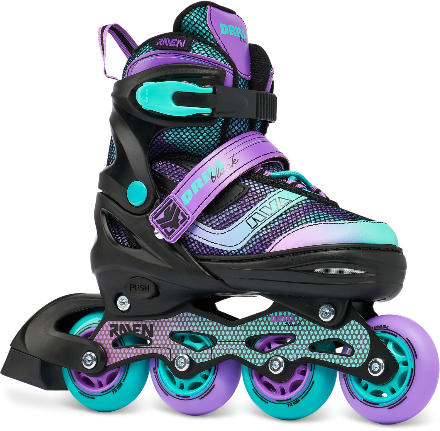 Raven Drill 2-in-1 set: Skeelers en ijshockeyschaatsen 38-42 Paars