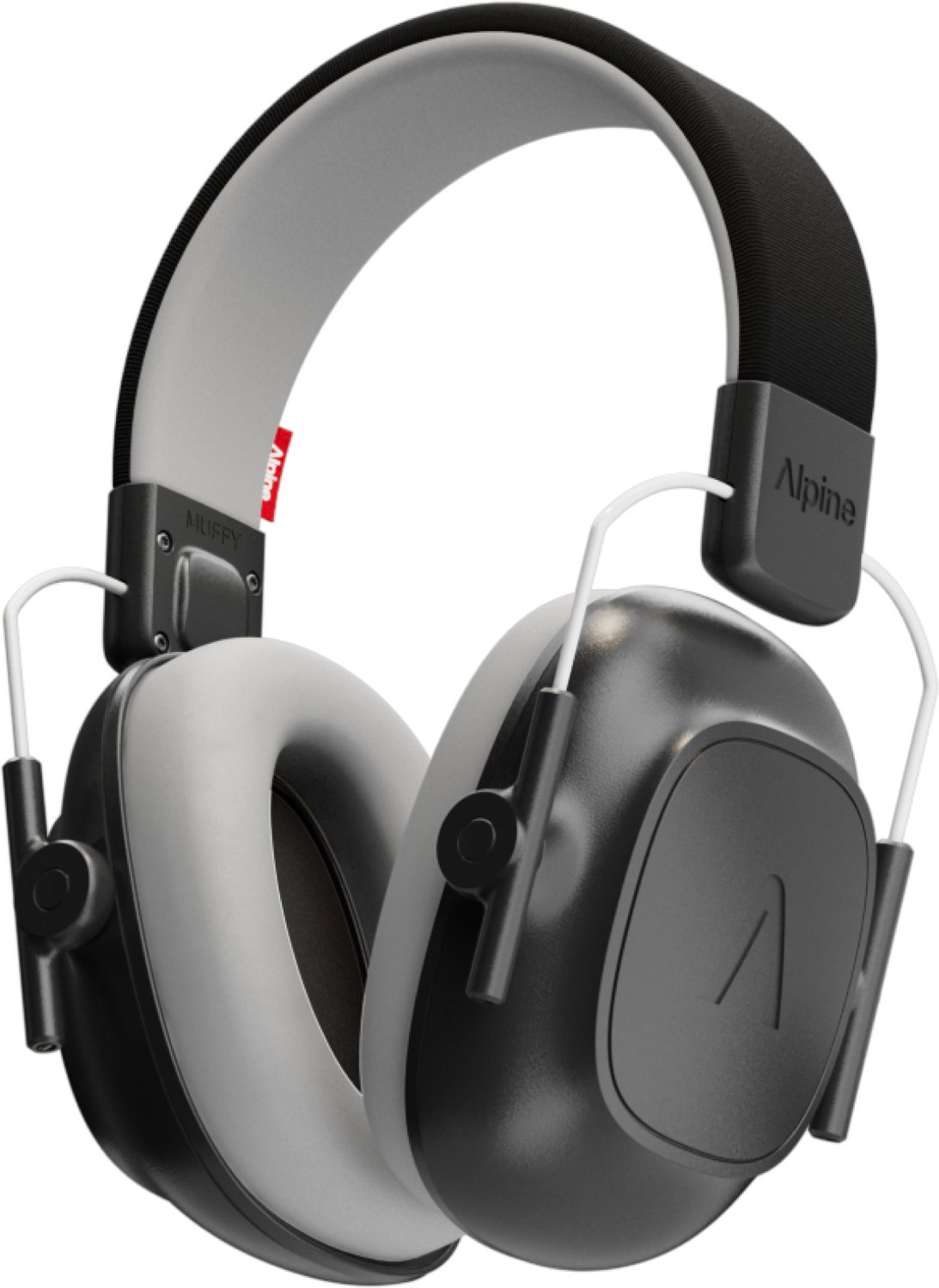 Alpine Muffy Kids Gehoorbescherming Kinderen 25 dB (5–16 Jaar) - Verstelbare Oorkappen voor Focus, School & Evenementen - Comfortabele & Opvouwbare Oorbeschermers - Zwart