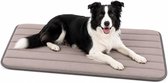 Hondenkussen – Hondenmand – Orthopedisch Xana Rechthoekig Taupe XL – 100,5x63,5cm – memory foam – comfortabel – perfect voor hondenbench
