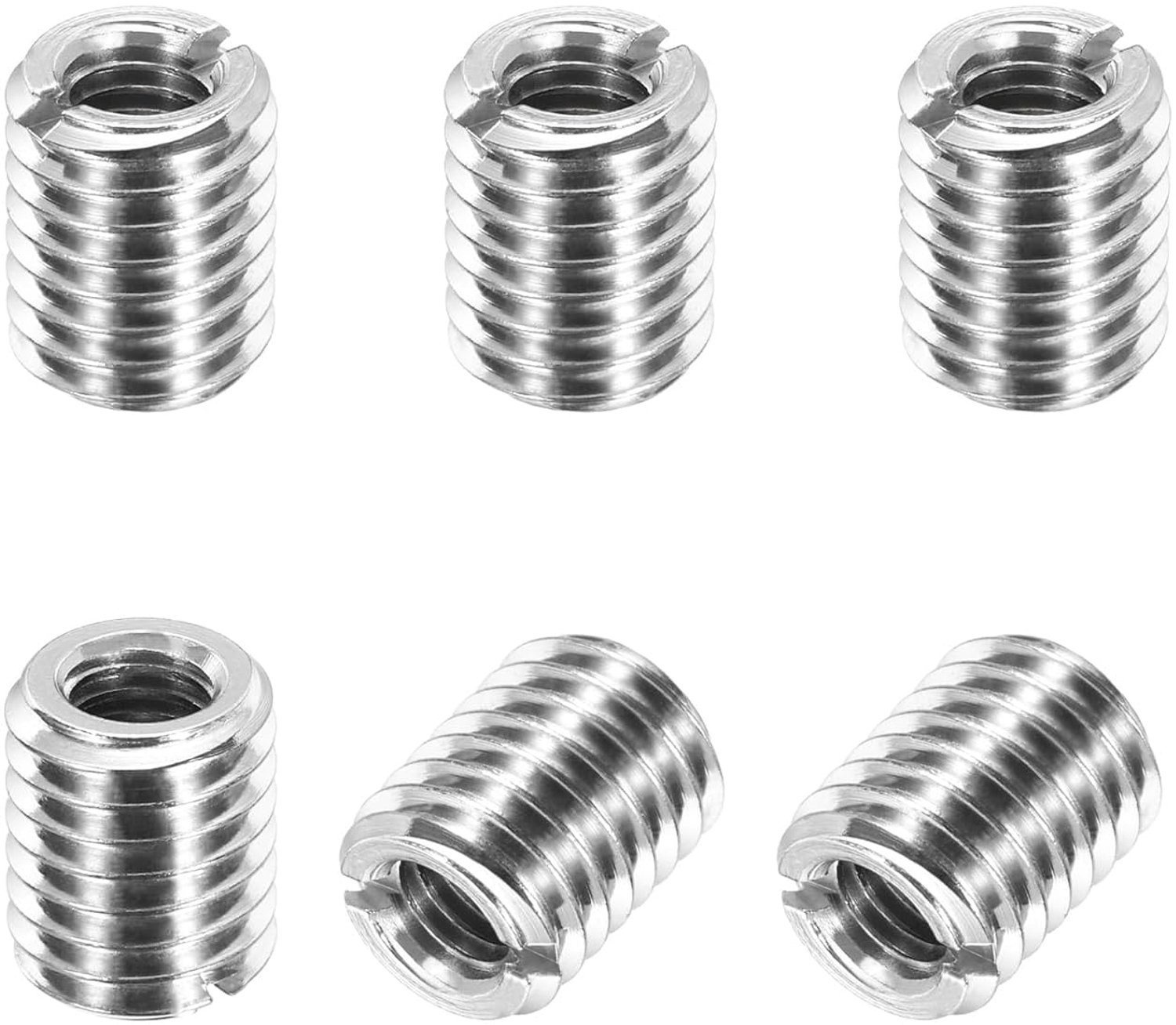 Schroefdraadadapter M10 x 1,5 naar M6 x 1 - roestvrij staal 303 - 6 stuks - sterke corrosiebestendigheid - ServiceTopper