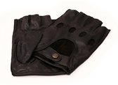 Laimböck Las Vegas dames autohandschoenen met halve vingers - zwart - maat 6,5